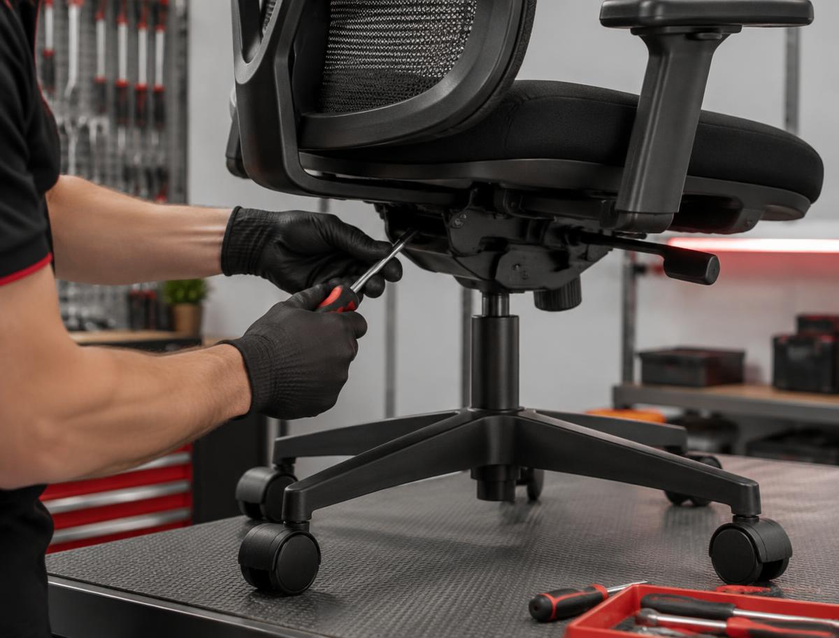 Manutenção e reparo de cadeiras